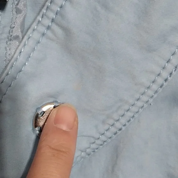 SALE! Worth New York Tiffany Blue Long Belted Jacket Sz.L Gently Worn - Picture 12 of 14